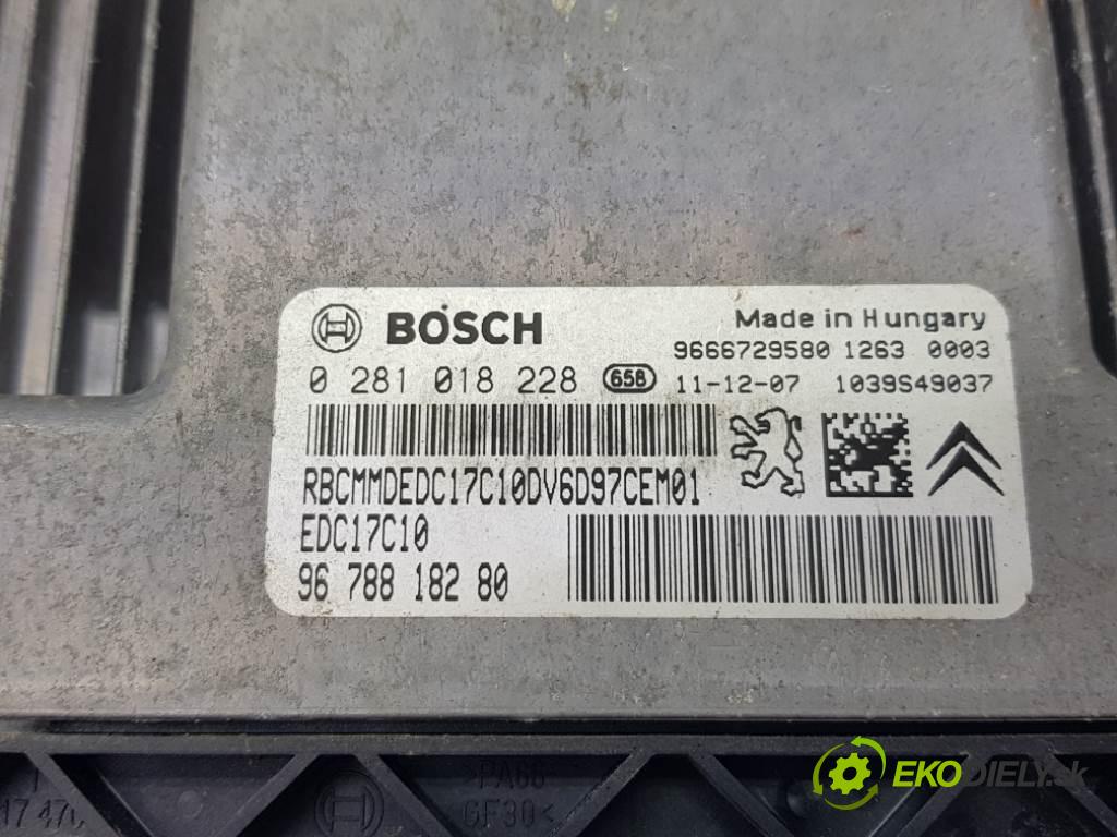 CITROEN BERLINGO II 2012 90 kW II 1560 riadiaca jednotka Motor 0281018228  (Riadiace jednotky)