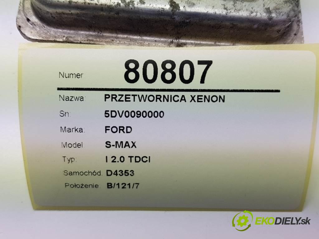 FORD S-MAX I 2.0 TDCI 2008 96 kW I 2.0 TDCI 1997 měnič XENON 5DV0090000 (Měniče)