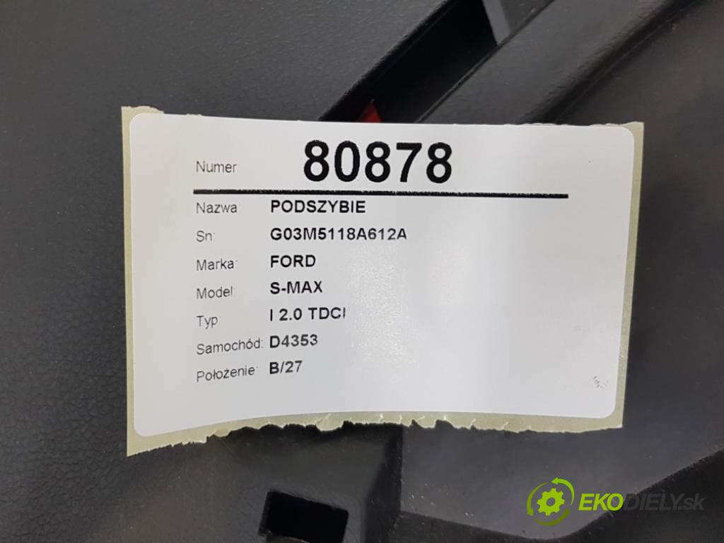 FORD S-MAX I 2.0 TDCI 2008 96 kW I 2.0 TDCI 1997 Torpédo, plast pod čelné okno G03M5118A612A (Torpéda)