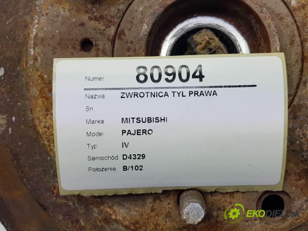 MITSUBISHI PAJERO IV 2007 125 kW IV 3200 náboj zad pravá