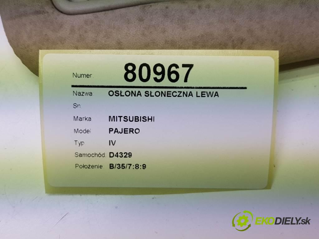 MITSUBISHI PAJERO IV 2007 125 kW IV 3200 Clona SLUNNÝ: ľavá strana