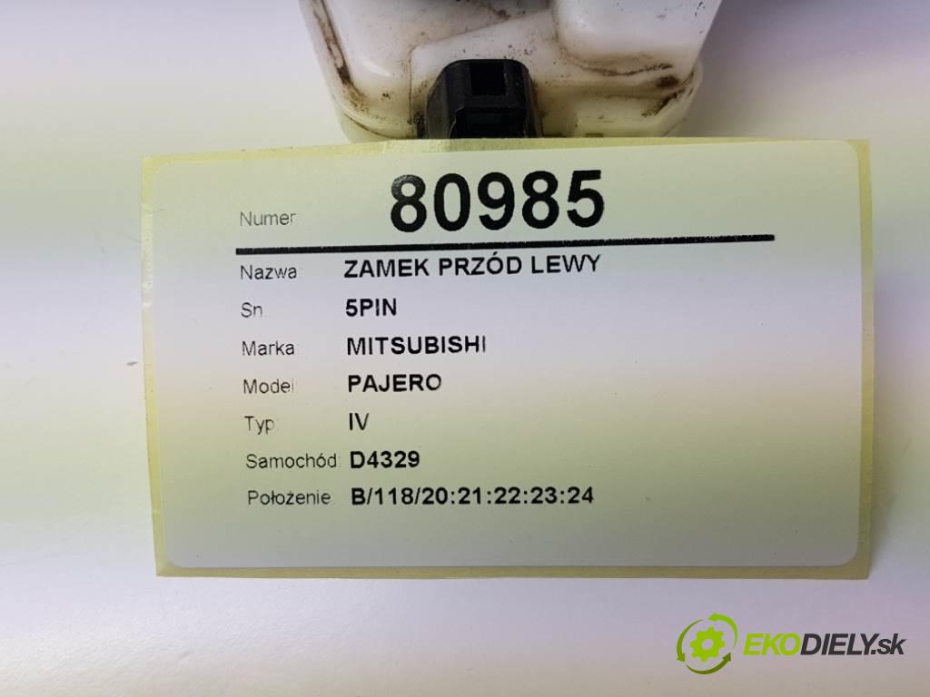 MITSUBISHI PAJERO IV 2007 125 kW IV 3200 zámok přední část levý 5PIN