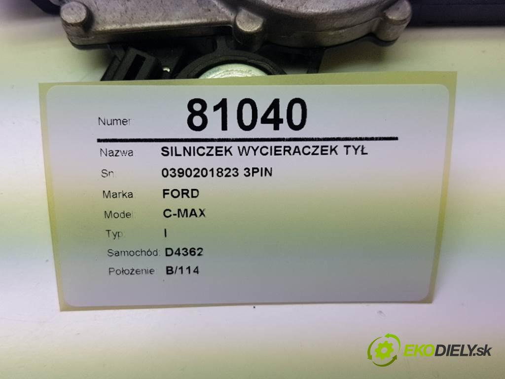 FORD C-MAX I 2005 85kW I 1753 motorek stěračů zadní část 0390201823 3PIN