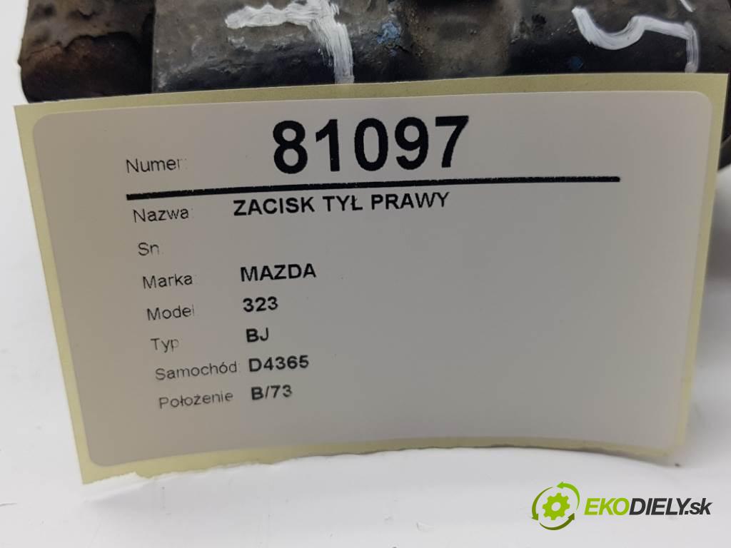 MAZDA 323 BJ 2001 72kW BJ 1598 Brzdič strmeň zad pravy  (Ostatné)