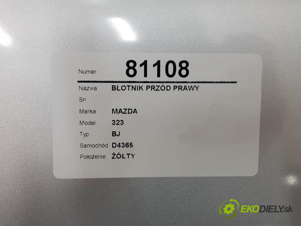 MAZDA 323 BJ 2001 72kW BJ 1598 blatník přední část pravý