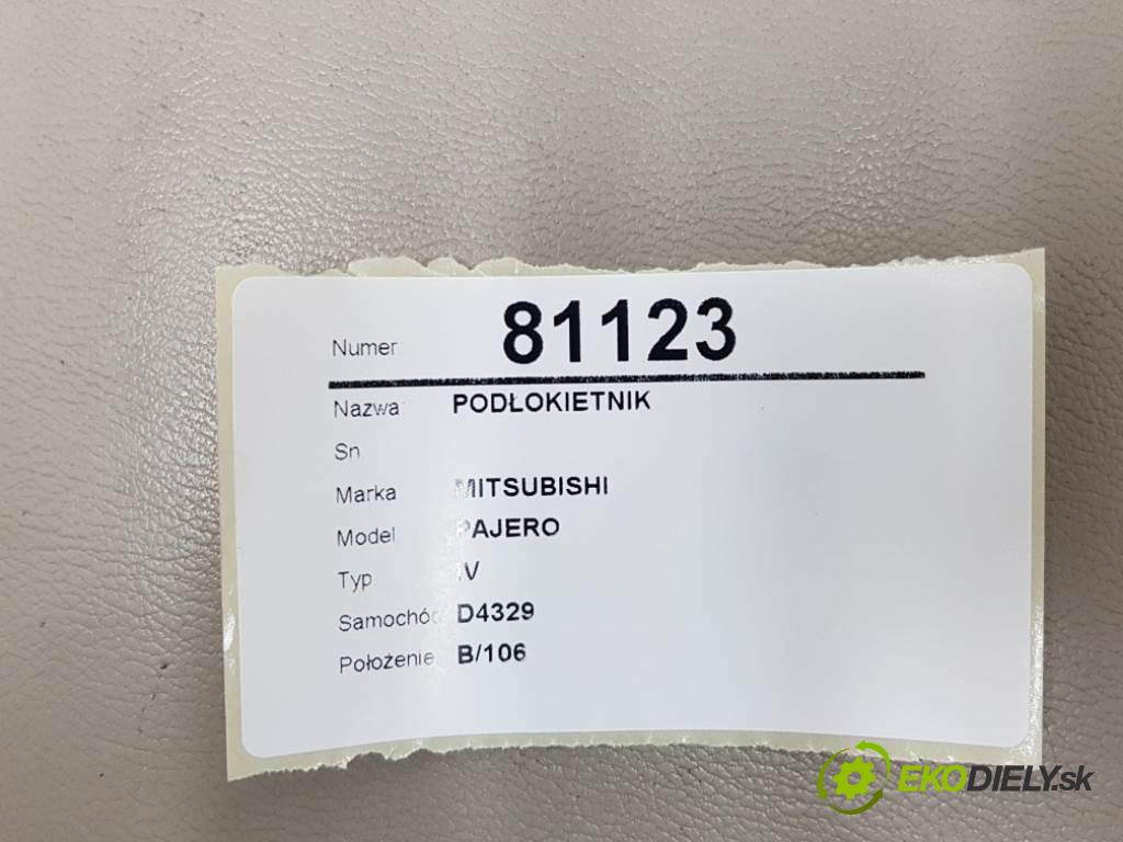 MITSUBISHI PAJERO IV 2007 125 kW IV 3200 Lakťová opierka  (Lakťové opierky)