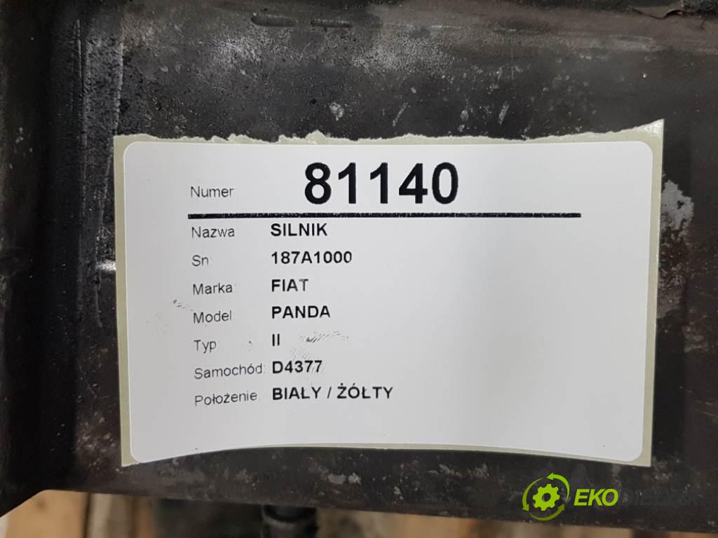 FIAT PANDA II 2004 40kW II 1108 Motor 187A1000 (Motory (kompletné))