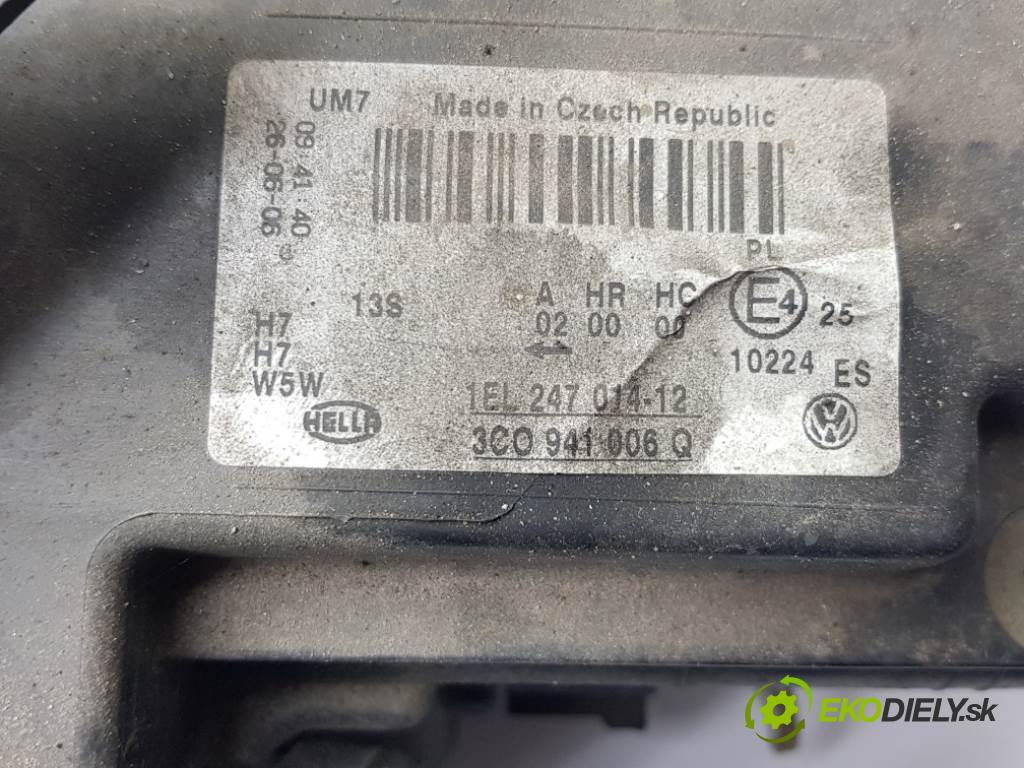 VOLKSWAGEN PASSAT B6 2006 77kW B6 1896 Svetlomet pravy 3C0941006Q (Pravé)