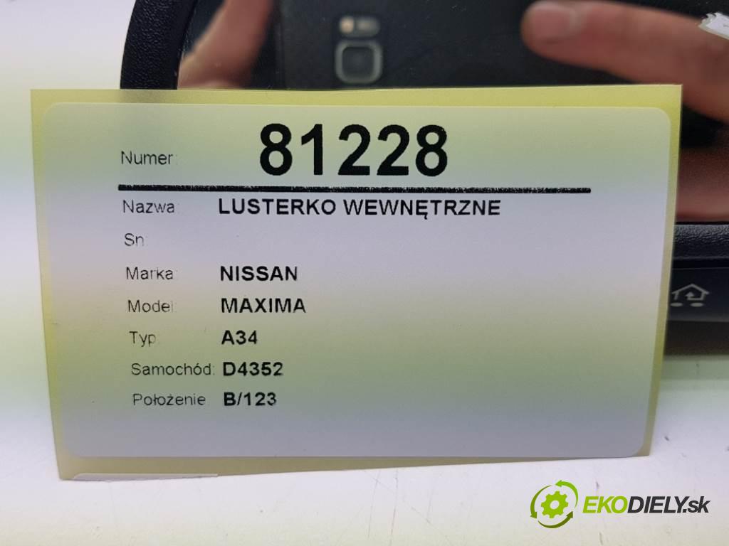 NISSAN MAXIMA A34 2005 258 kW A34 3498 zpětné zrcátko vnitřní  (Světla vnitřní)