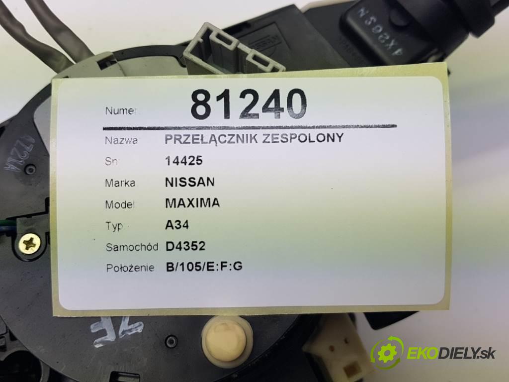 NISSAN MAXIMA A34 2005 258 kW A34 3498 Prepínač kombinovaný 14425 (Prepínače, spínače, tlačidlá a ovládače kúrenia)