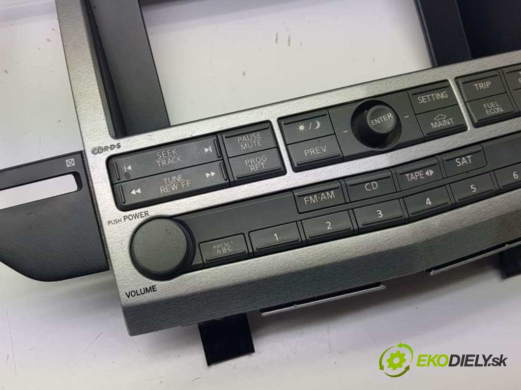 NISSAN MAXIMA A34 2005 258 kW A34 3498 RADIO 283957Y000 (Audio zariadenia)