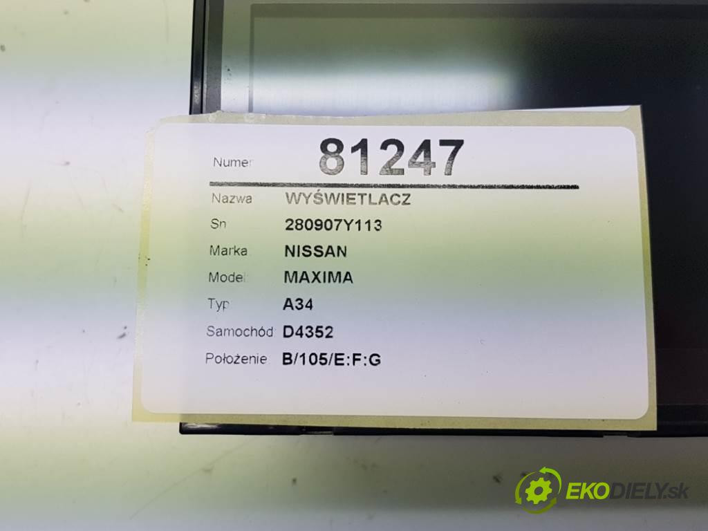 NISSAN MAXIMA A34 2005 258 kW A34 3498 Dislpej 280907Y113 (Prístrojové dosky, displeje)