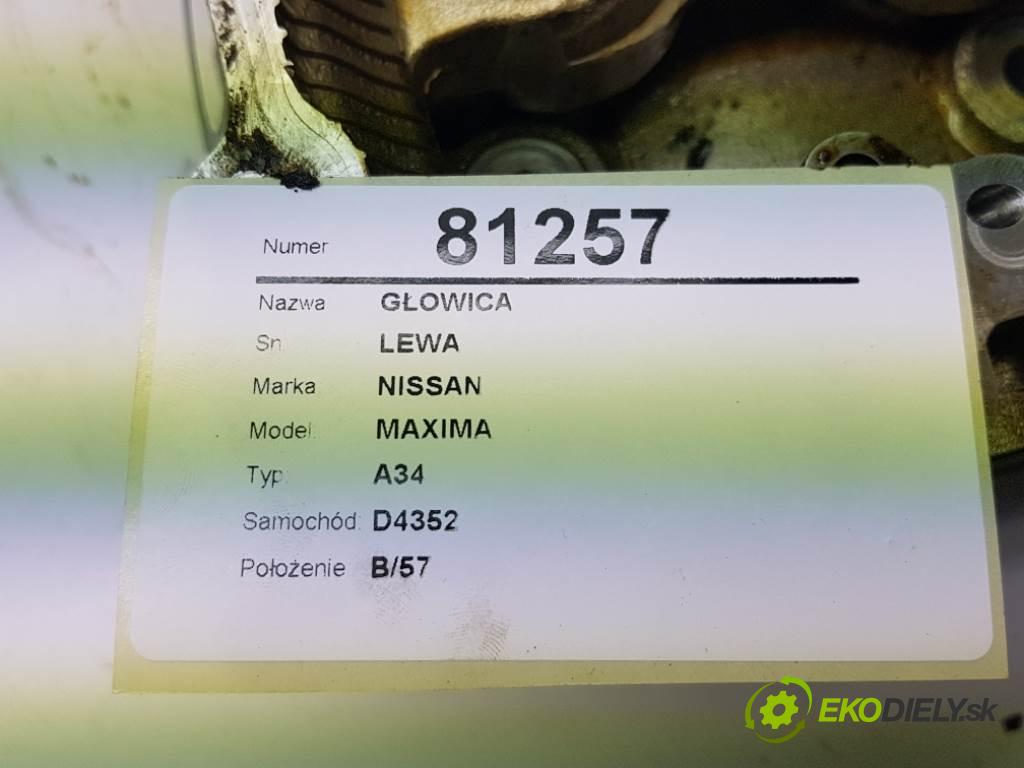 NISSAN MAXIMA A34 2005 258 kW A34 3498 Hlava valcov LEWA (Hlavy valcov)