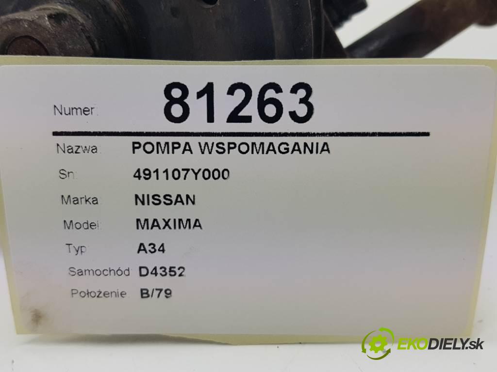 NISSAN MAXIMA A34 2005 258 kW A34 3498 Pumpa servočerpadlo 491107Y000 (Servočerpadlá, pumpy riadenia)