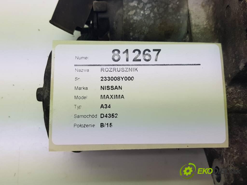 NISSAN MAXIMA A34 2005 258 kW A34 3498 Štartér 233008Y000 (Štartéry)