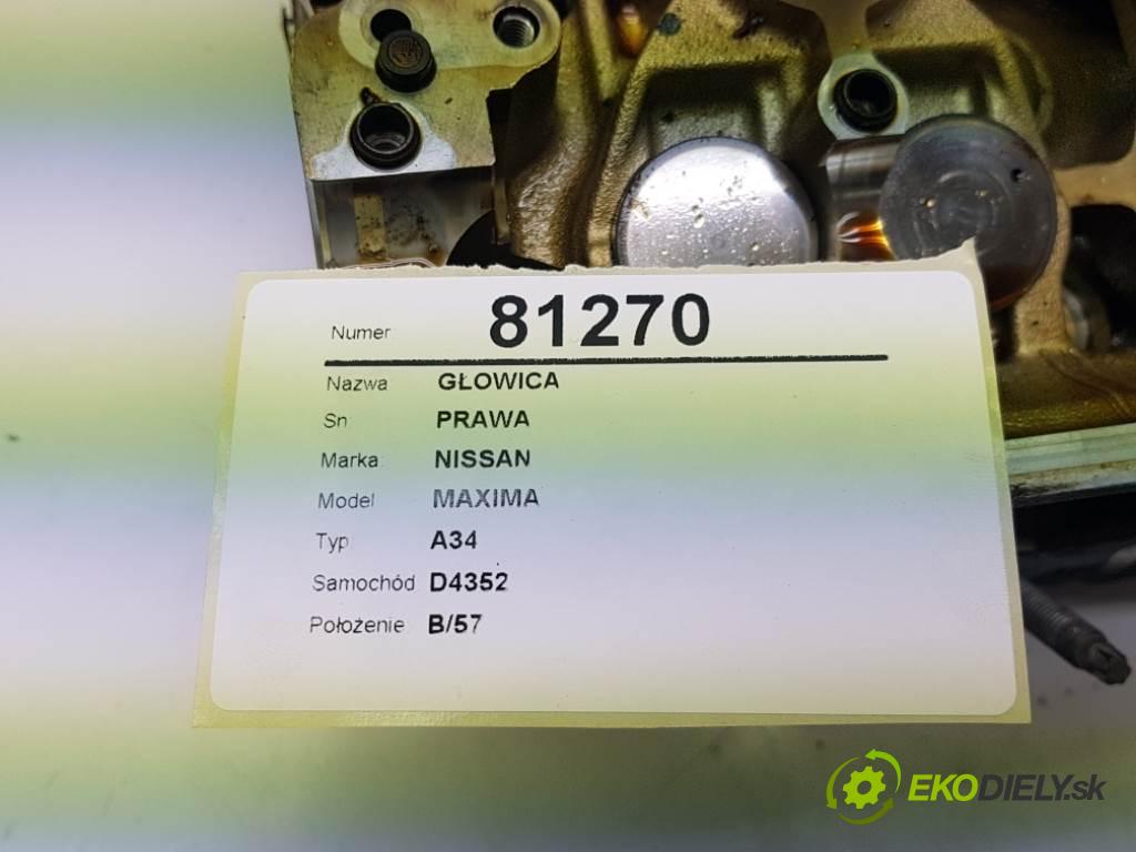 NISSAN MAXIMA A34 2005 258 kW A34 3498 Hlava valcov PRAWA  (Hlavy valcov)