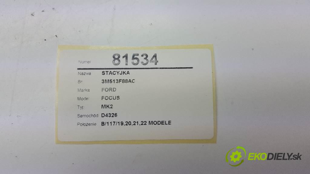 FORD FOCUS MK2 2006 90 kW MK2 1560 spinačka 3M513F88AC (Spínacie skrinky a kľúče)