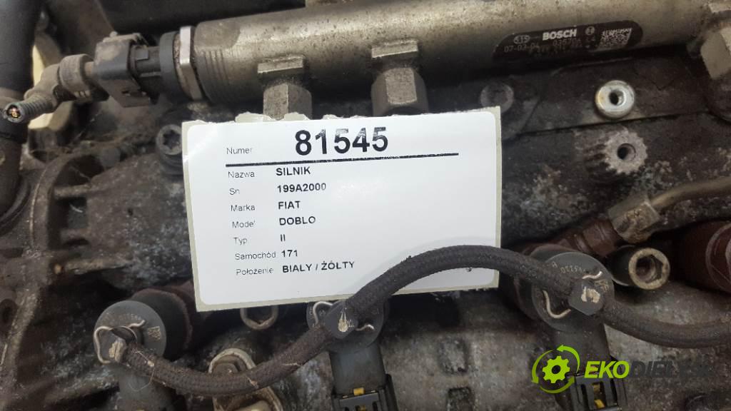 FIAT DOBLO II 2008 0 kW II 1248 Motor 199A2000 (Motory (kompletné))