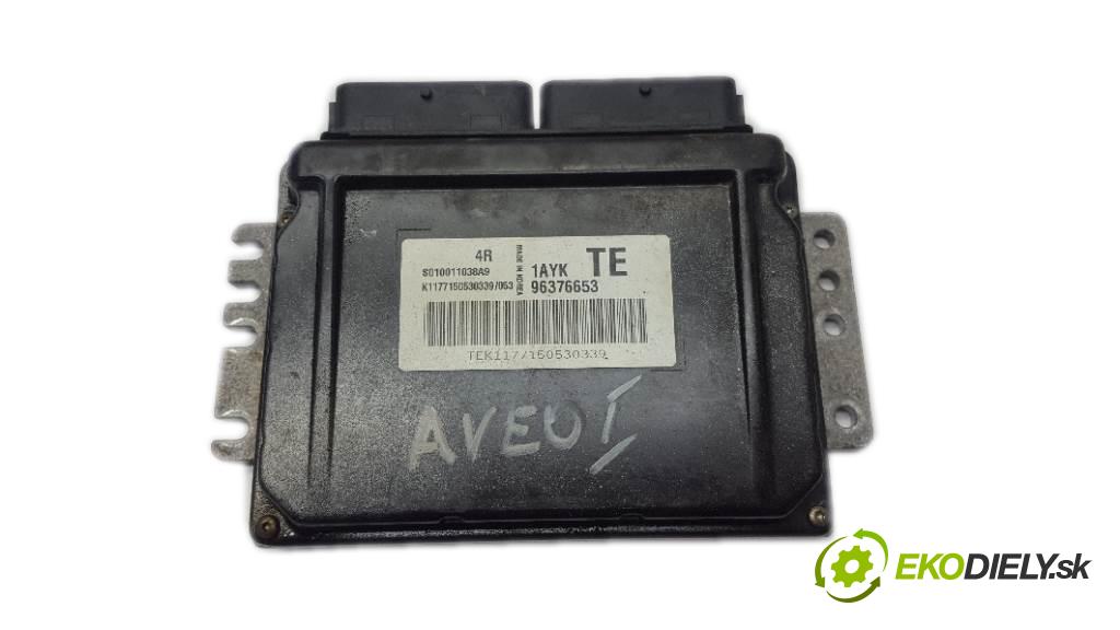 CHEVROLET AVEO    I  riadiaca jednotka Motor 96376653 (Riadiace jednotky)