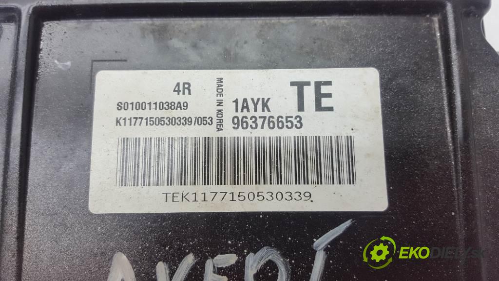 CHEVROLET AVEO    I  riadiaca jednotka Motor 96376653 (Riadiace jednotky)