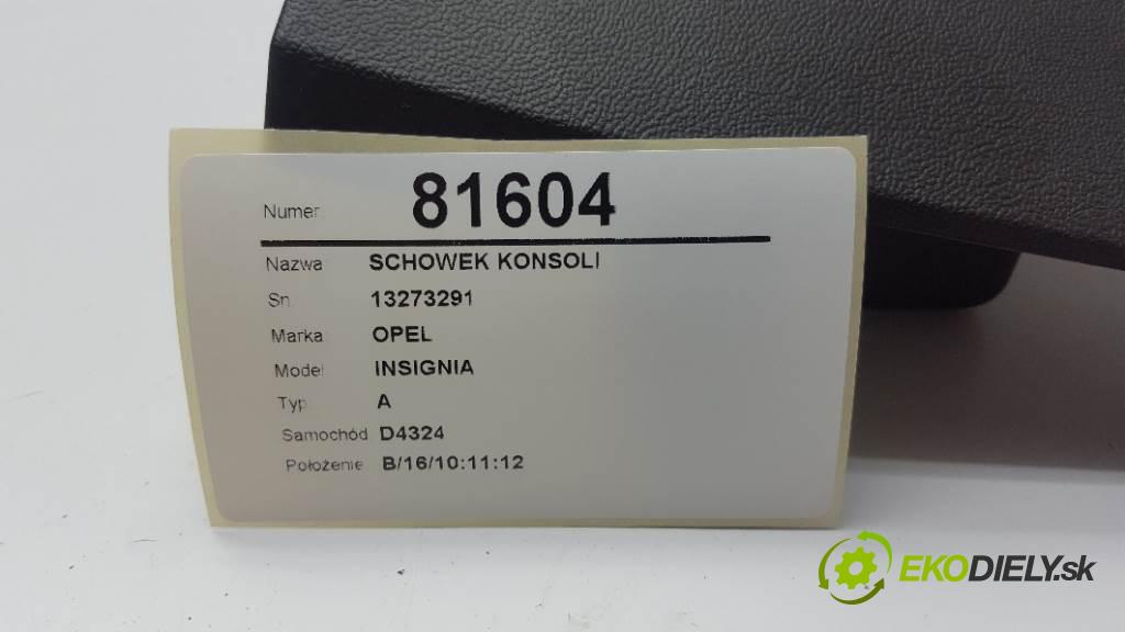 OPEL INSIGNIA A 2012 160 kW A 1956 Priehradka, kastlík prístrojovky 13273291