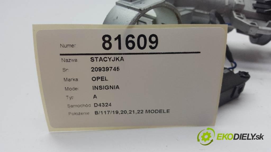 OPEL INSIGNIA A 2012 160 kW A 1956 spinačka 20939745 (Spínacie skrinky a kľúče)