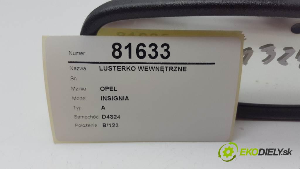 OPEL INSIGNIA A 2012 160 kW A 1956 zpětné zrcátko vnitřní  (Světla vnitřní)