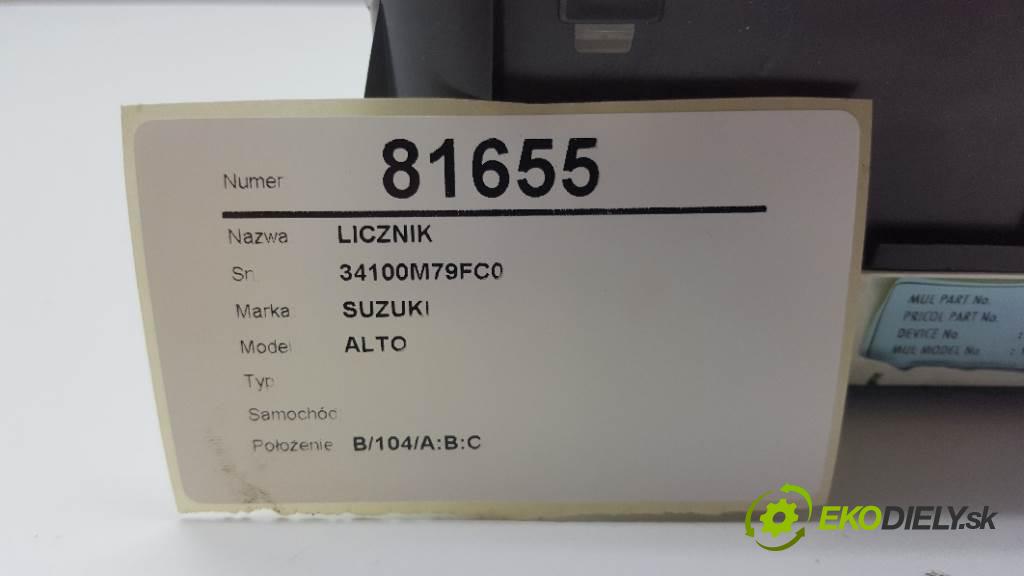 SUZUKI ALTO       Prístrojovka 34100M79FC0 (Prístrojové dosky, displeje)