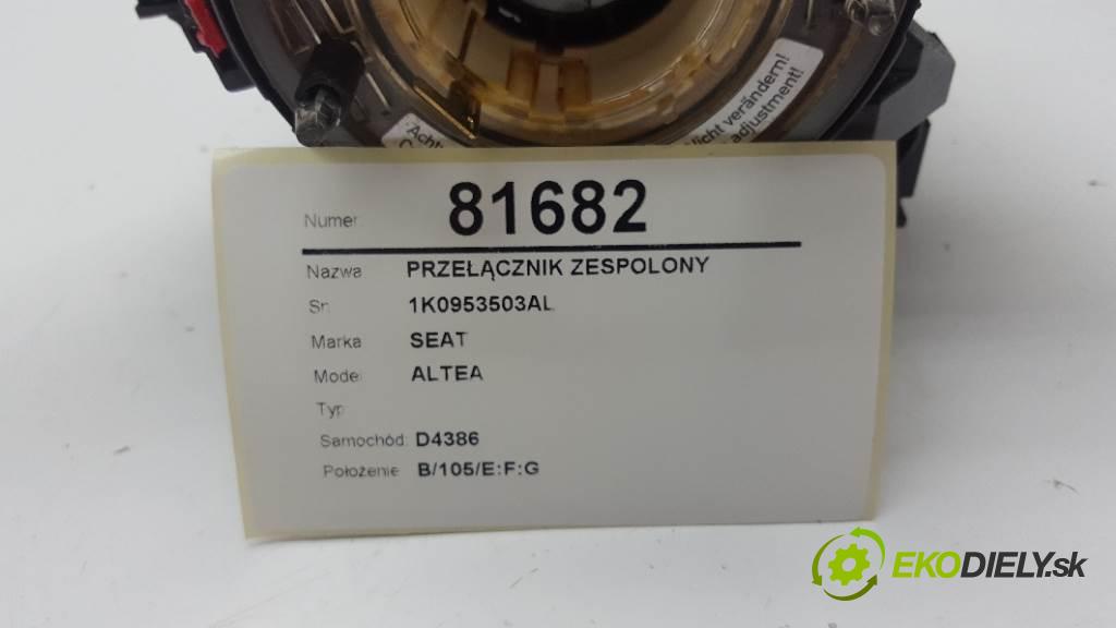 SEAT ALTEA   2006 105 kW   1524 Prepínač kombinovaný 1K0953503AL (Prepínače, spínače, tlačidlá a ovládače kúrenia)
