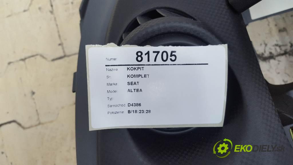 SEAT ALTEA   2006 105 kW   1524 Palubná doska KOMPLET  (Palubné dosky)