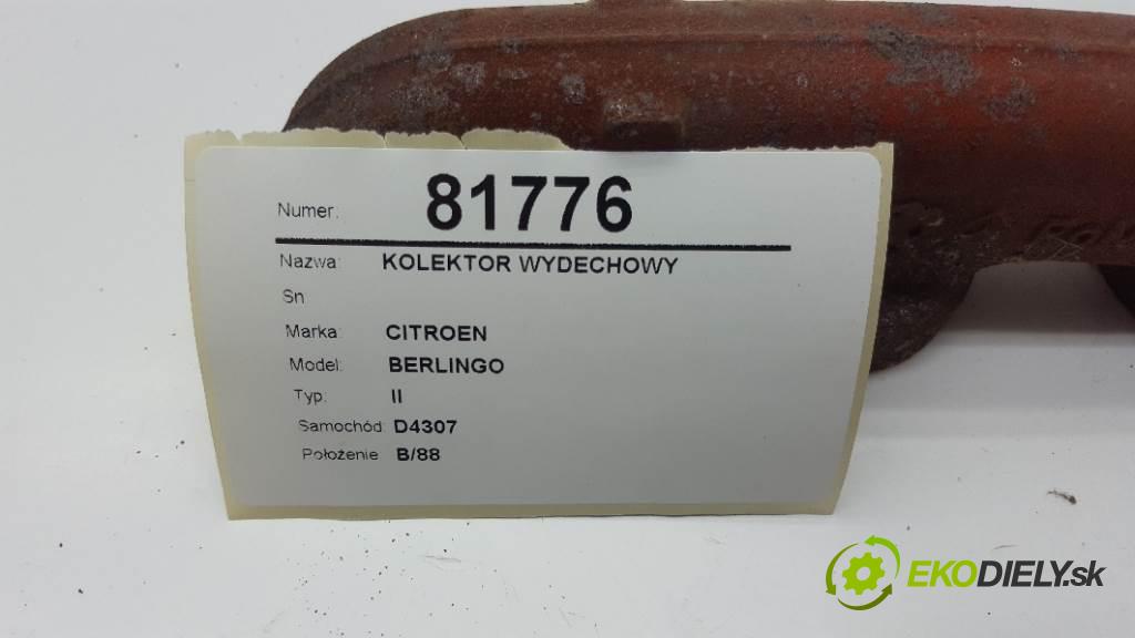 CITROEN BERLINGO II 2012 90 kW II 1560 potrubí VYČERPAT:  (Výfukové potrubí)
