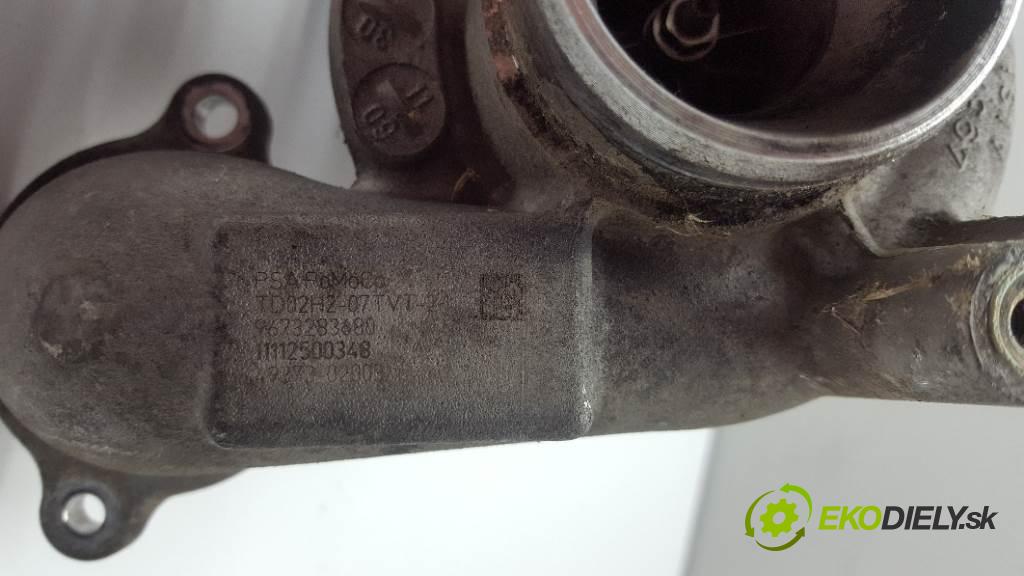 CITROEN BERLINGO II 2012 90 kW II 1560 Turbodúchadlo,turbo 9673283880 (Turbodúchadlá (kompletné))