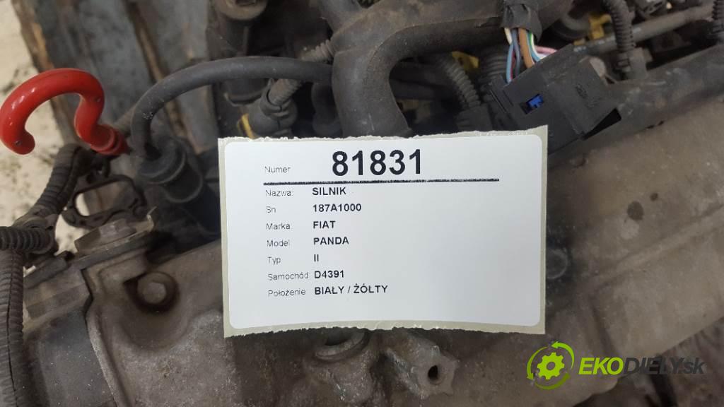 FIAT PANDA II 2006 40 kW II 1108 Motor 187A1000 (Motory (kompletné))