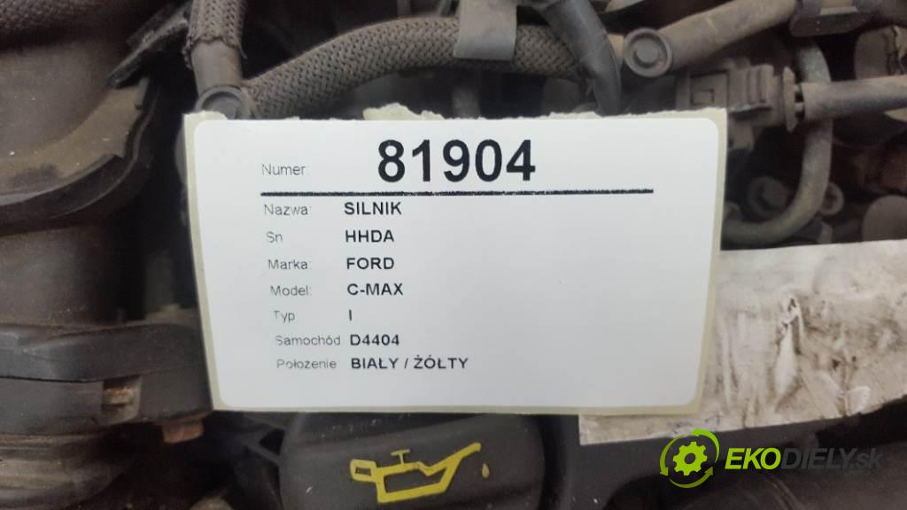 FORD C-MAX I  2008 90 kW I  1560 Motor HHDA (Motory (kompletné))