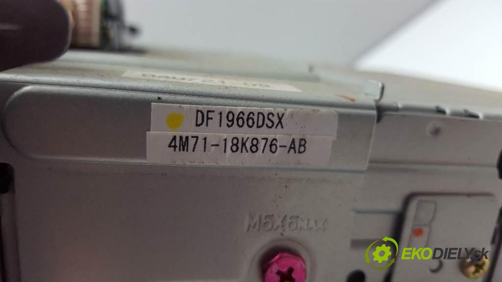MAZDA 2 DY 2004 50kW DY 1399 RADIO 4M71-18K876-AB (Audio zariadenia)