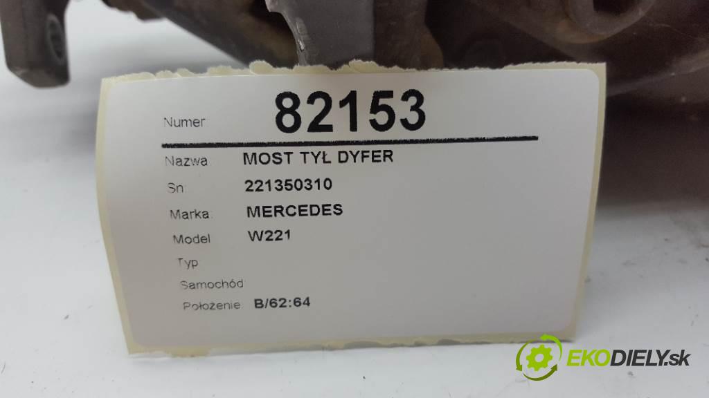 MERCEDES W221      Most zad ,diferenciál 221350310 (Zadné)