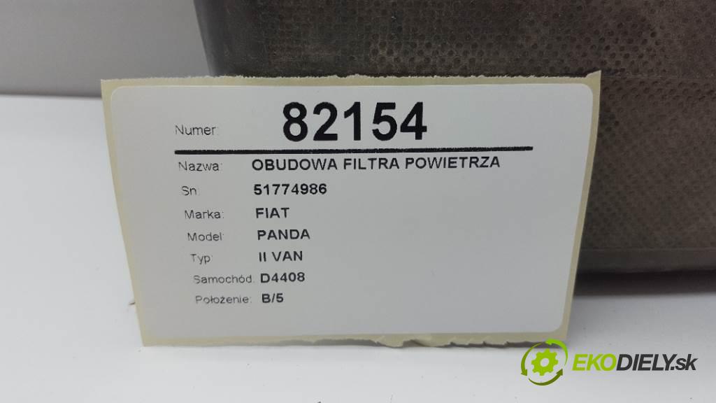 FIAT PANDA II VAN 2007 0 kW II VAN 1108 obal filtra vzduchu 51774986 (Kryty filtrů)