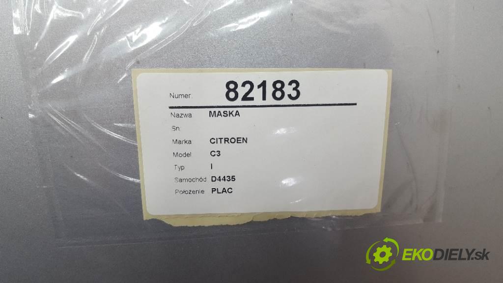 CITROEN C3 I 2003 81kW I 1587 kapota