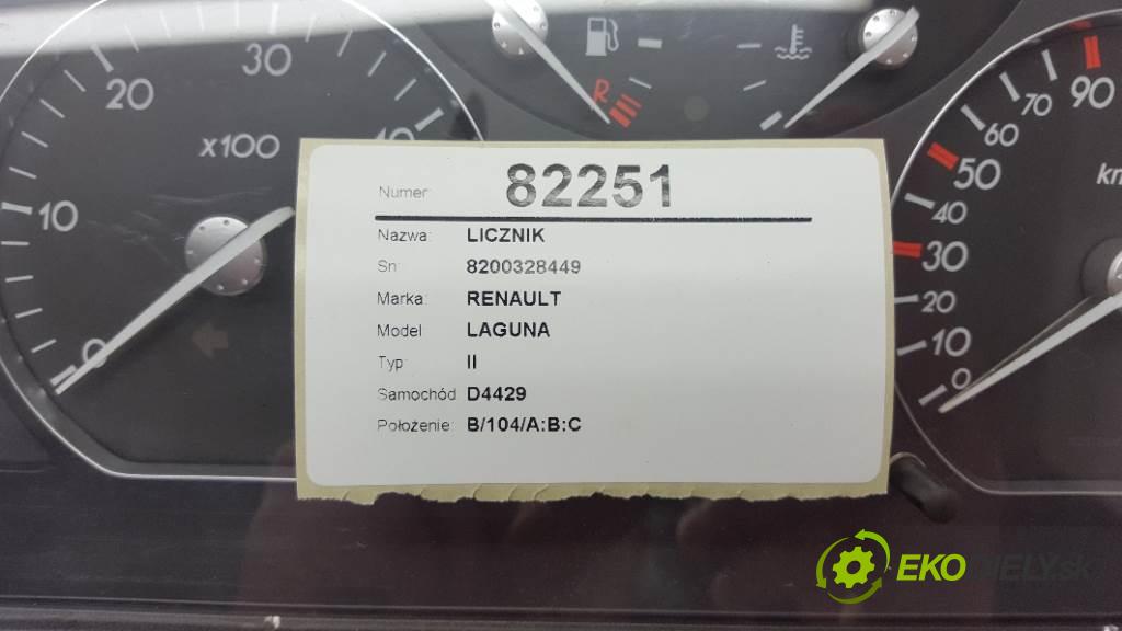 RENAULT LAGUNA II 2003 88kw II 1870 Prístrojovka 8200328449 (Prístrojové dosky, displeje)