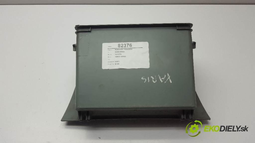 TOYOTA YARIS VERSO   2001 63KW   1299 Priehradka, kastlík spolujazdca 55550-52020 (Priehradky, kastlíky)