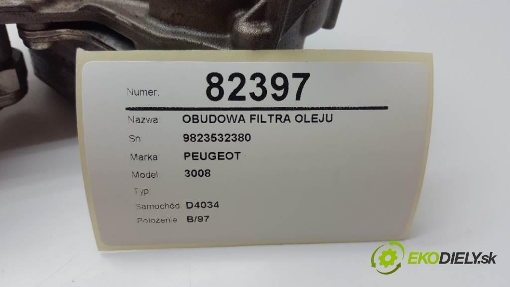 PEUGEOT 3008  2020 96kW    1499 obal filtra oleje 9823532380