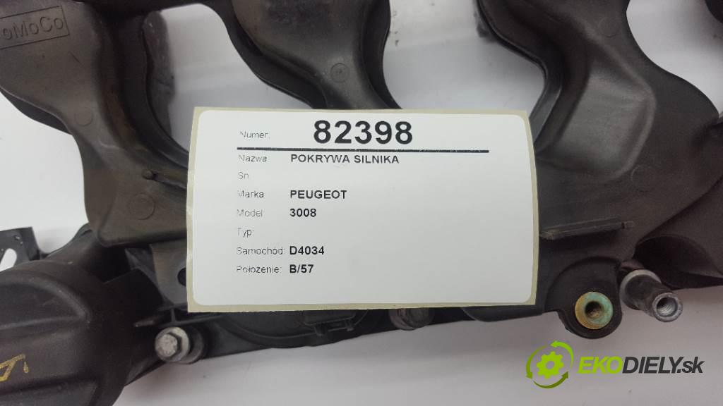 PEUGEOT 3008  2020 96kW    1499 Kryt Motor  (Kryty motora)