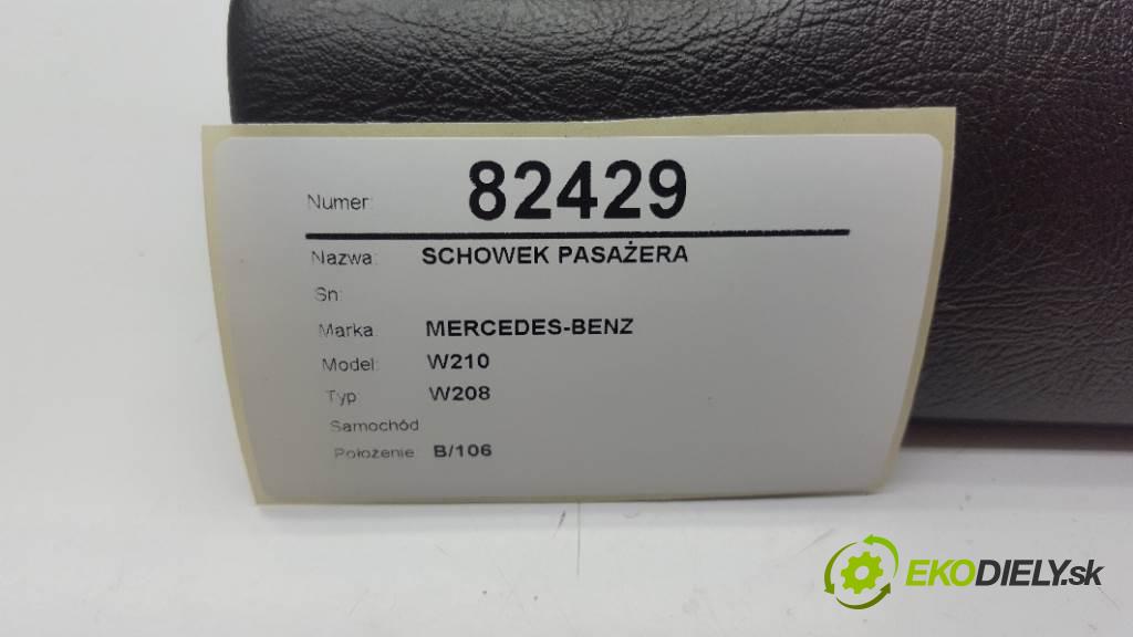 MERCEDES-BENZ W210    W208  Priehradka, kastlík spolujazdca  (Priehradky, kastlíky)