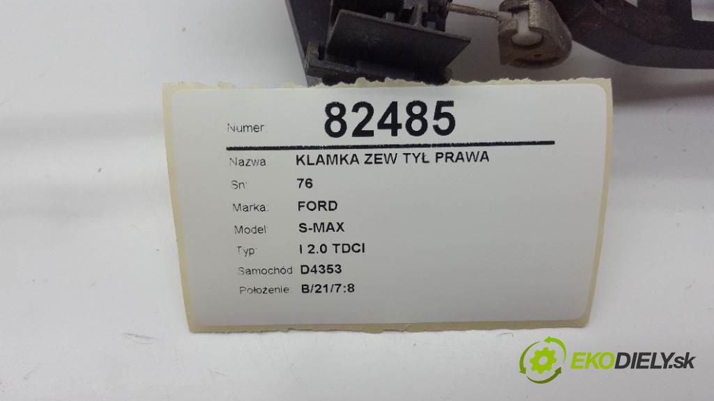 FORD S-MAX I 2.0 TDCI 2008 96 kW I 2.0 TDCI 1997 klika vnitřní zadní část pravá 76