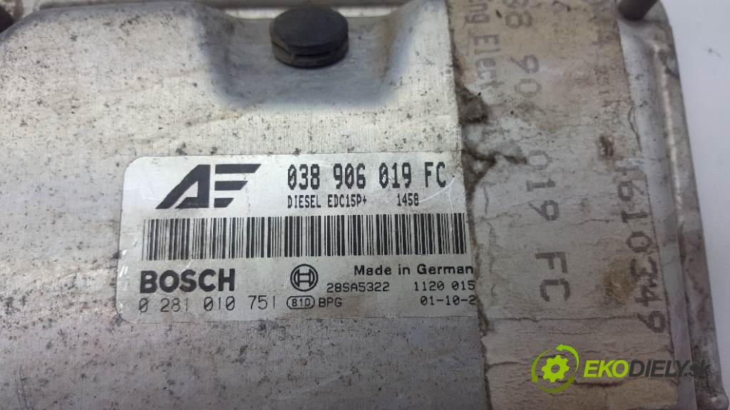 SEAT ALHAMBRA I LIFT 2001 85 KW I LIFT 1896 riadiaca jednotka Motor 038906019FC (Riadiace jednotky)