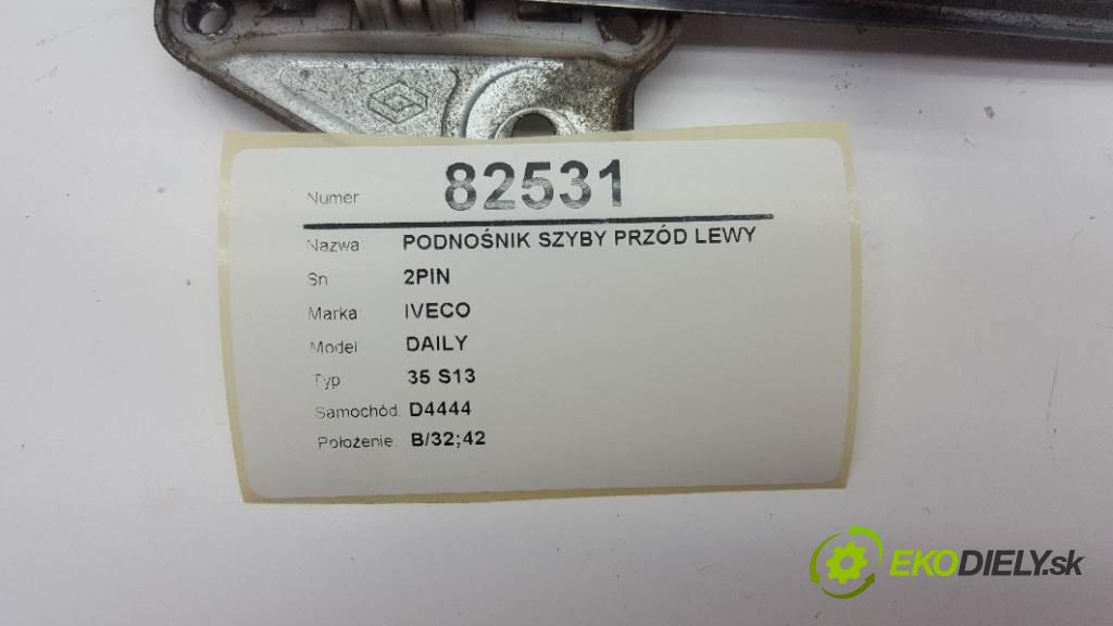 IVECO DAILY 35 S13 2005 92kW 35 S13 2800 mechanismus okna přední část levý 2PIN