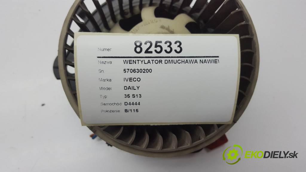 IVECO DAILY 35 S13 2005 92kW 35 S13 2800 ventilátor topení 570630200 (Ventilátory topení)