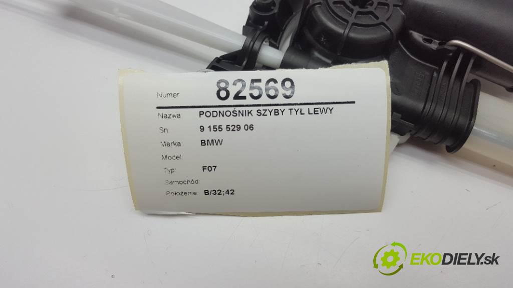 BMW     F07  mechanismus okna zadní část levý 9 155 529 06