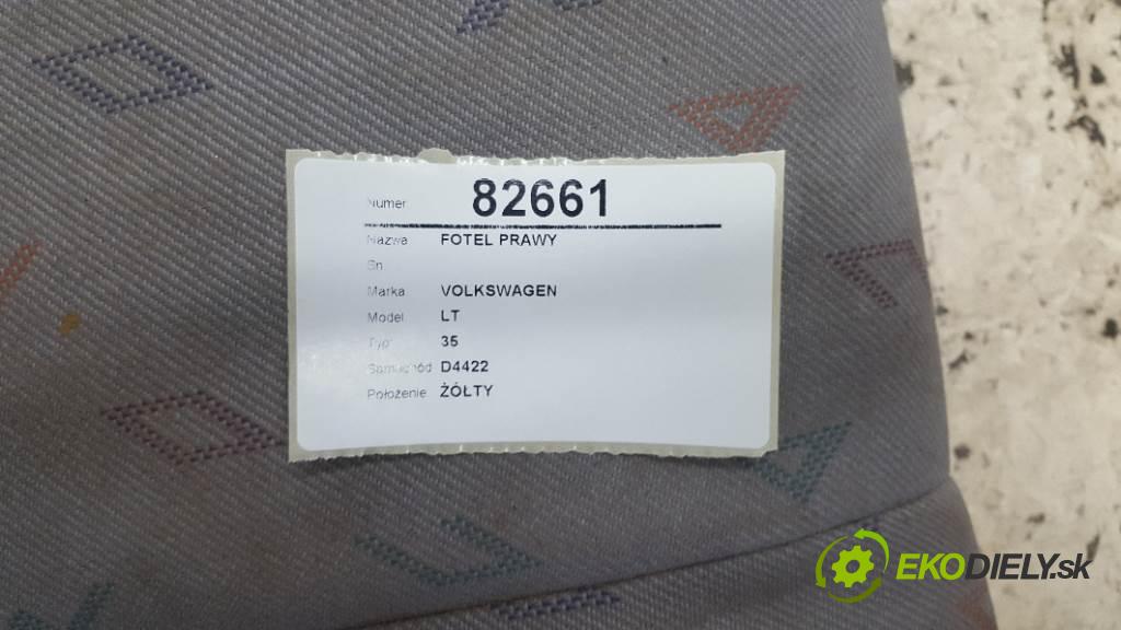 VOLKSWAGEN LT 35 1998 102KM 35 2459 Sedadlo pravy  (Sedačky, sedadlá)