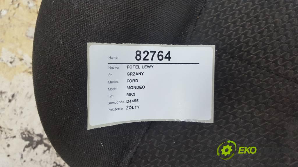 FORD MONDEO MK3 2002 92kW MK3 1798 Sedadlo ľavy GRZANY (Sedačky, sedadlá)